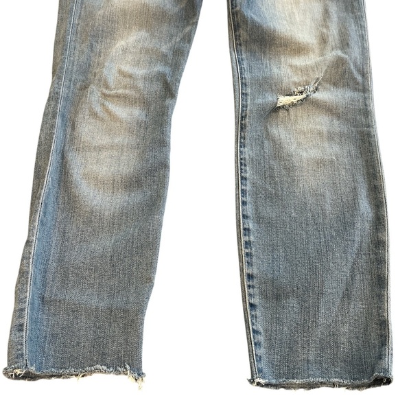 Pistola Ankle Skinny Distressed Jeans Medium Wash Size 27 - Picture 5 of 10